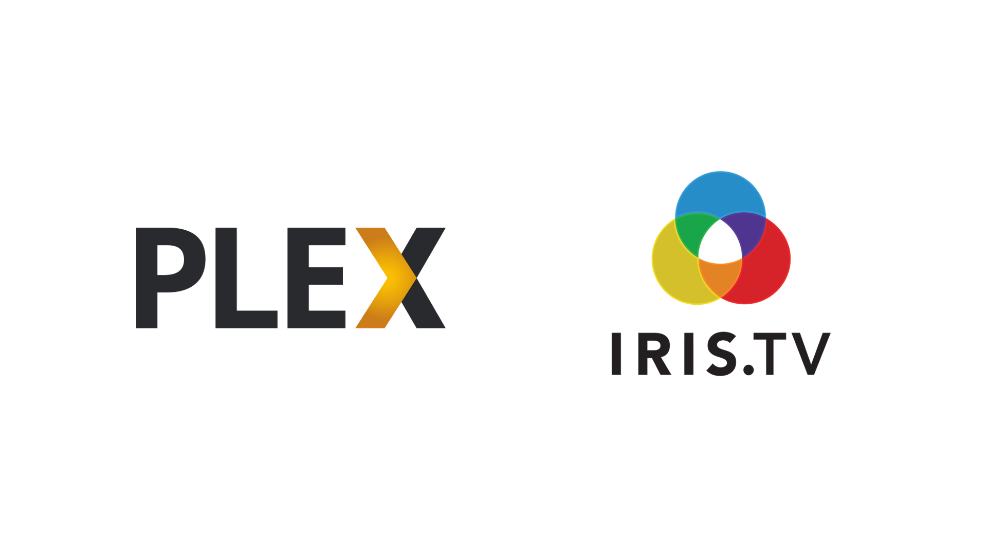 Plex and IRIS.TV Logos