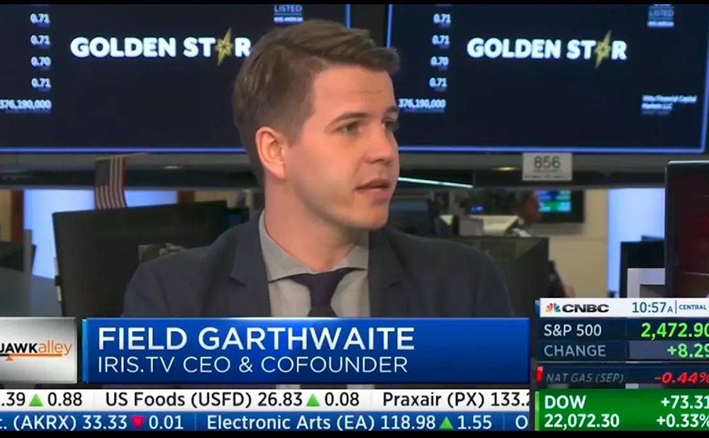 CNBC Squawk Alley: IRIS.TV CEO, We're taking audiences away from Facebook and Google...