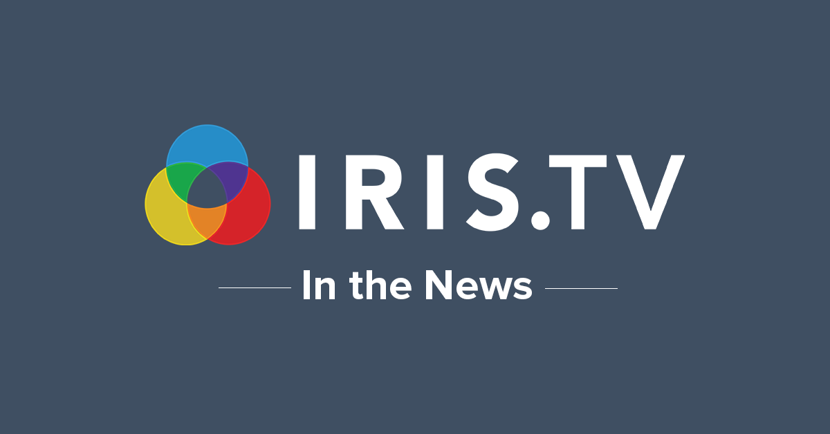 IRIS.TV in the news banner